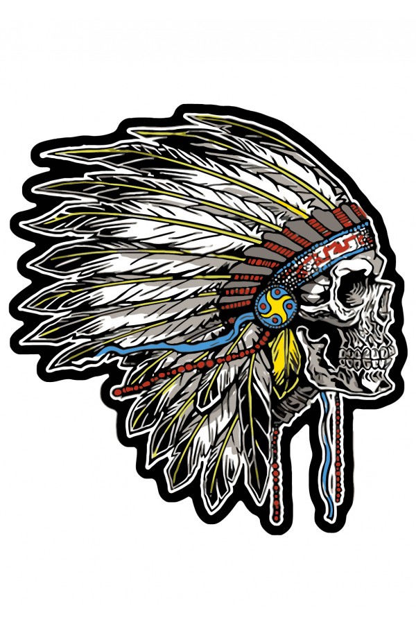  Худи, свитшот, футболка c Черепом индейца