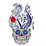  Худи, свитшот, футболка c Цветным черепом