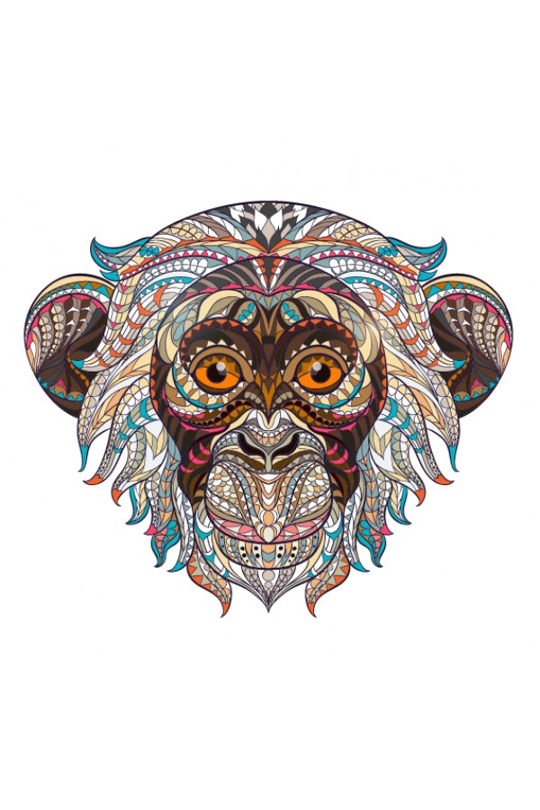 Толстовка с Обезьяной, свитшот  с Обезьяной, футболка с Обезьяной