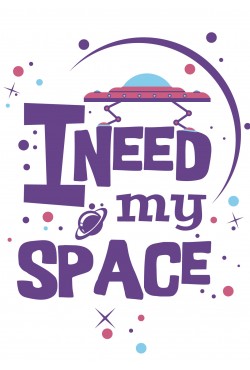  Худи, свитшот или футболка с принтом I need my Space