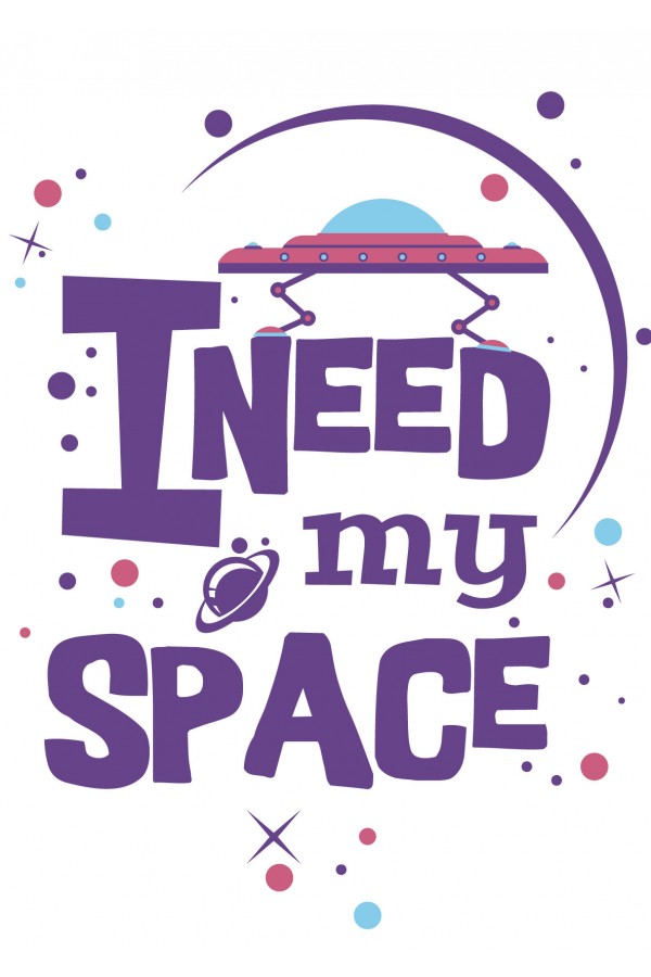  Худи, свитшот или футболка с принтом I need my Space