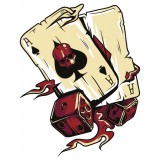  Толстовка, свитшот, футболка с принтом Карты