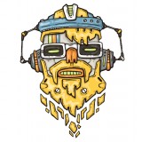  Худи, свитшот, футболка Кислотный DJ