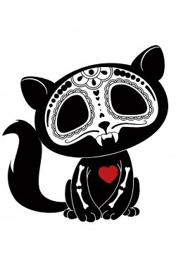  Худи, свитшот, футболка Кот с сердцем