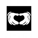  Худи с принтом Микки Love, свитшот с принтом Микки Love, футболка с принтом Микки Love