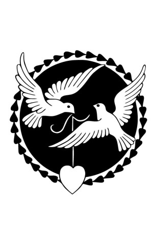 Cвитшот, Худи, футболка в подарок к 14 февраля с птицами