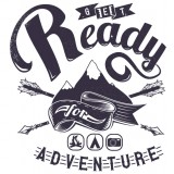  Худи, свитшот или футболка с принтом Готов к приключениям