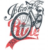  Худи, свитшот, футболка с Велосипедом