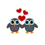 Cвитшот Влюбленные Совушки, Худи Влюбленные Совушки, футболка Влюбленные Совушки