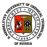 Толстовка с капюшоном РХТУ Российский химико-технологический университет имени Д. И. Менделеева (25 цветов на выбор)