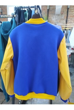 Регби куртки с рукавами из эко-кожи и вышивкой выполненные по заказу
