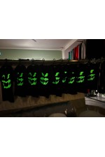  Светящиеся футболки пример работы    Светящиеся футболки с неоновым пинтом Halloween 