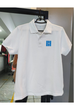 Печать на футболках поло Suprem - оптовая партия с логотипом