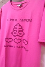  Sewing a T-shirt from jersey with glitter printing    Пошив футболки из трикотажа с запечаткой блестками (глиттером) 