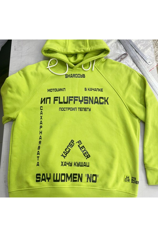  Hoodie with lettering    Худи с капюшоном с надписью 