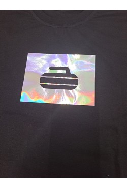 Спортивная футболка Керлинг печать спектром (голография)