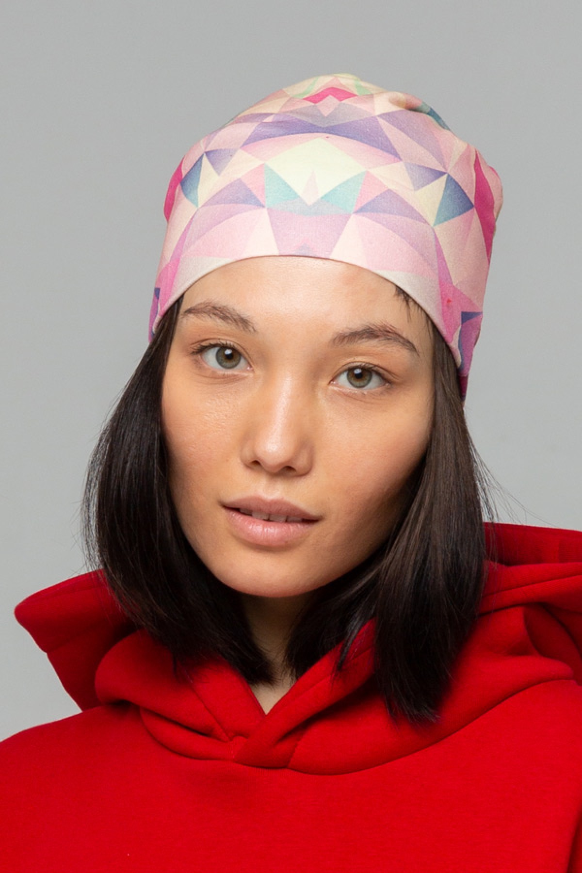 Fullprint beanie-cap Geometry — фото 4