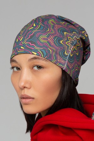 Fullprint beanie-cap Wave
