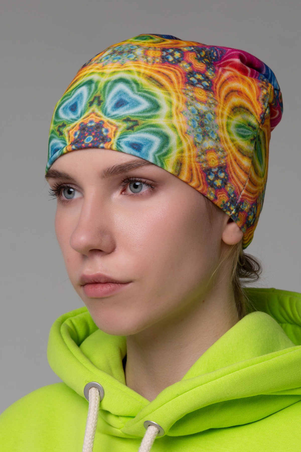 Fullprint beanie-cap Fractal — фото 3