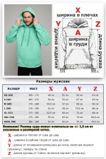Мужская худи с капюшоном цвет Аквамарин премиум качества утепленная 330 гр/м.кв   Магазин Толстовок Premium Hoodie Man