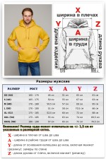 Худи мужская желтая премиум качества 340гр/м.кв   Магазин Толстовок Premium Hoodie Man