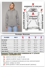 Женская Худи с капюшоном премиум качества цвет Middle Grey (средне-серый) 360гр/м.кв   Магазин Толстовок Premium Hoodie Woman