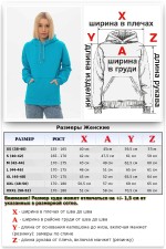 Женская худи с капюшоном премиум качества светло-бирюзовая 360гр/м.кв   Магазин Толстовок Premium Hoodie Woman