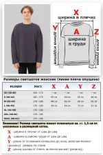 Свитшот оверсайз диагональ Ampir графитовый цвет, ткань Географик 470гр   Магазин Толстовок Cвитшот оверсайз из серии Ampir