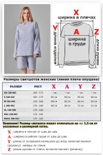 Костюм оверсайз трикотажный петельный шорты и свитшот цвет серый-меланж   Магазин Толстовок DG OVERSIZE Костюмы ЖЕНСКИЕ демисезонные весна-осень