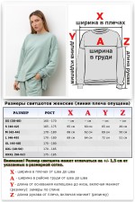 Свитшот оверсайз диагональ цвет: Шалфей   Магазин Толстовок Cвитшот оверсайз из серии Ampir