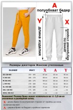 Джоггеры женские цвет горчичный утепленные спортивные брюки с начесом   Магазин Толстовок 