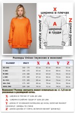Свитшот оверсайз оранжевый женский без начеса   Магазин Толстовок Свитшот оверсайз петельный UNISEX