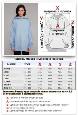 Оверсайз худи на лето небесно-голубая женская