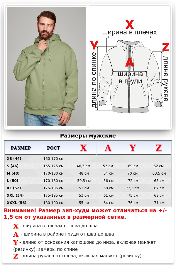 Мужская фисташковая премиум худи на молнии   Магазин Толстовок Зип худи мужские премиум