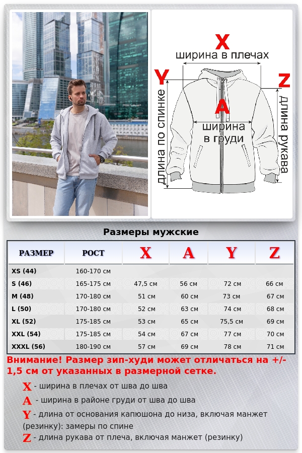 Мужская премиум серый меланж худи на молнии   Магазин Толстовок Premium Zip-hoodie  