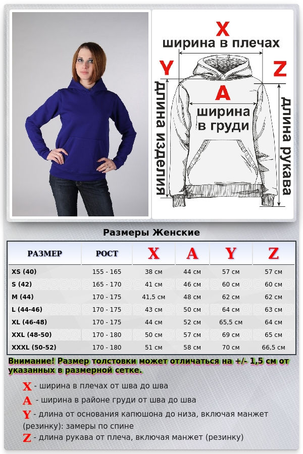 Женская синяя толстовка (василек) худи классическая 320гр/м.кв (ярко-синий)   Магазин Толстовок Женская классические худи