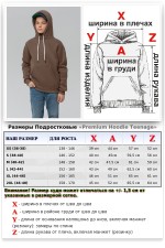 Подростковое худи премиум качества цвет шоколад (на мальчика)   Магазин Толстовок Подростковые Худи Премиум / Premium Teenage Hoodie