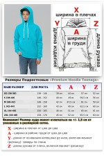 Подростковое худи премиум качества цвет аква (на мальчика)   Магазин Толстовок Подростковые Худи Премиум / Premium Teenage Hoodie