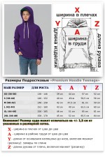 Подростковое худи премиум качества фиолетовая (на мальчика)   Магазин Толстовок Подростковые Худи Премиум / Premium Teenage Hoodie