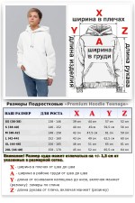 Подростковое худи премиум качества белого цвета (на мальчика)   Магазин Толстовок Подростковые Худи Премиум / Premium Teenage Hoodie