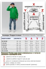 Подростковое худи премиум качества цвет Зеленый 340гр   Магазин Толстовок Подростковые Худи Премиум / Premium Teenage Hoodie