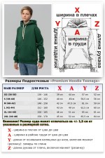 Подростковое худи премиум качества Тёмно-зеленый цвет 340гр   Магазин Толстовок Подростковые Худи Премиум / Premium Teenage Hoodie