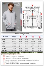 Мужская светло серая олимпийка утепленная   Магазин Толстовок Мужские Теплые Олимпийки на молнии из футера на зиму 320гр/м.кв 