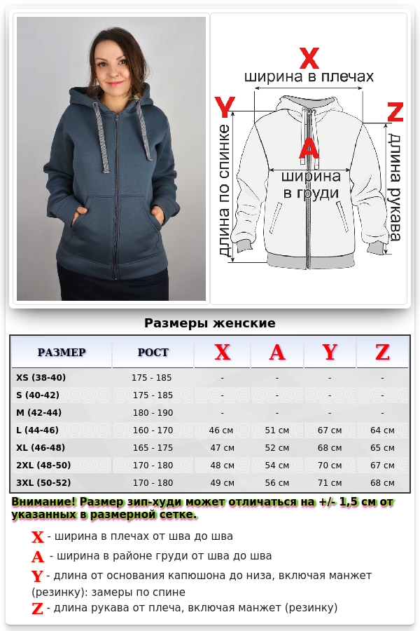 Графитовая худи на молнии женская с капюшоном базовая   Магазин Толстовок Женские толстовки на молнии модель Классика
