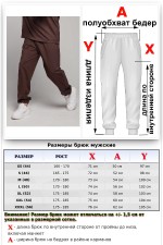 Коричневые мужские спортивные брюки трикотажные на лето   Магазин Толстовок МУЖСКИЕ Спортивные брюки летние 240гр/м.кв 