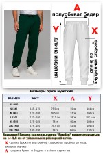 Мужские спортивные брюки темно-зеленые утепленные зимние 330гр   Магазин Толстовок Теплые спортивные брюки с начесом МУЖСКИЕ
