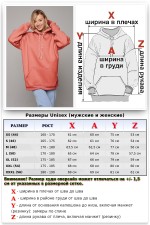 Худи оверсайз унисекс женская цвет розовый Bubble gum   Магазин Толстовок Женские теплые худи оверсайз с начесом