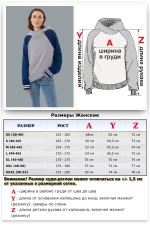 Толстовка реглан женская двуцветная серая c синим рукавом демисезонная без начеса   Магазин Толстовок Теплые Худи-Реглан Двуцветные без начеса ЖЕНСКИЕ