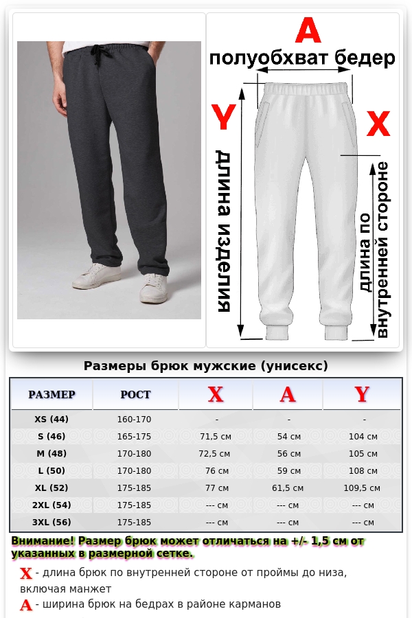 Мужские спортивные брюки антрацит демисезонные без начеса   Магазин Толстовок Спортивные брюки мужские демисезонные с подгибом снизу BASIC