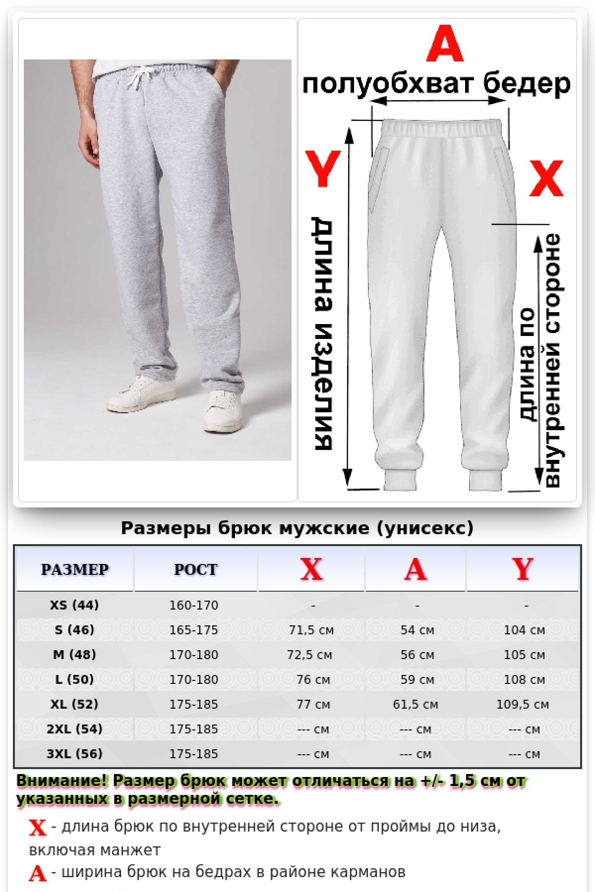 Мужские плотные спортивные брюки демисезонные basic цвет серый меланж — фото 11